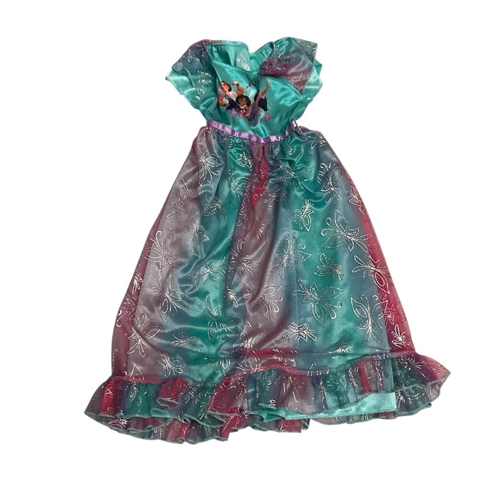Disney Princess Dress - Teal and Burgundy - Picture 1 of 3